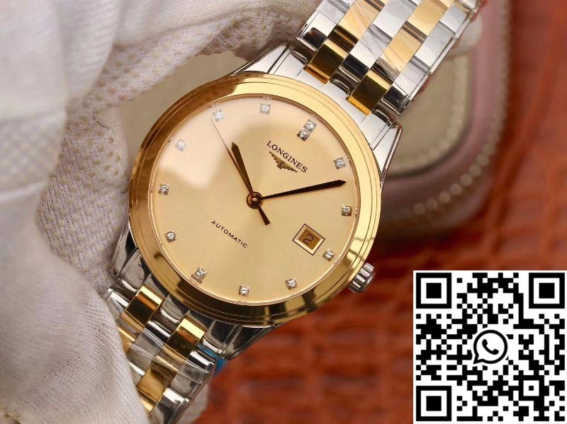 Longines Flagship L4.874.3.37.7 YC Factory Gold Dial NewStyle 2166