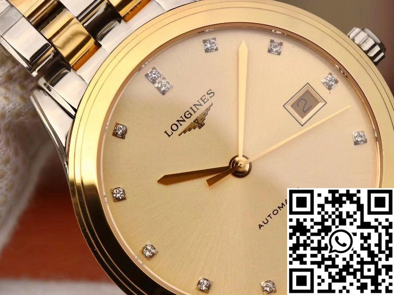 Longines Flagship L4.874.3.37.7 YC Factory Gold Dial NewStyle 2166
