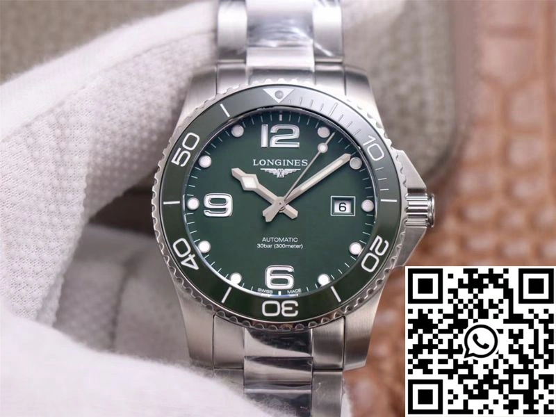 ZipUp Longines Hydroconquest L3.781.4.06.6 ZF Factory Green Dial 2139