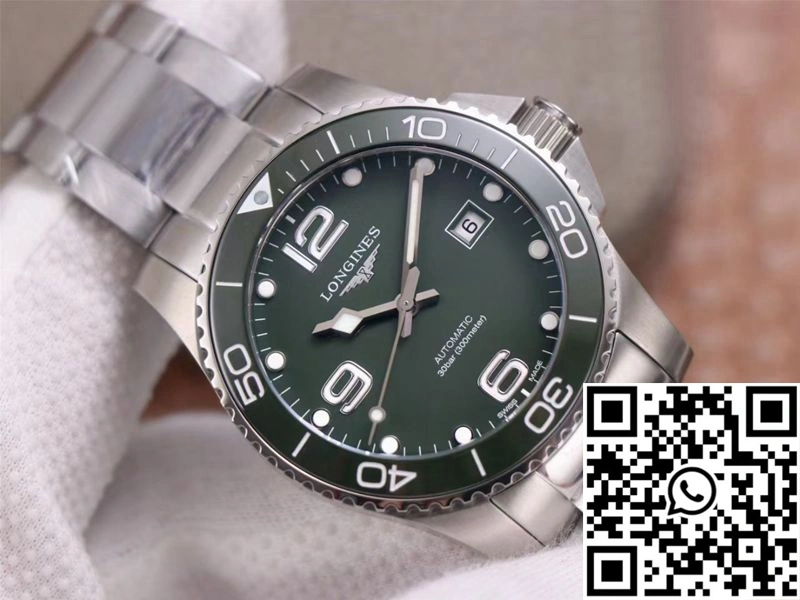 ZipUp Longines Hydroconquest L3.781.4.06.6 ZF Factory Green Dial 2139