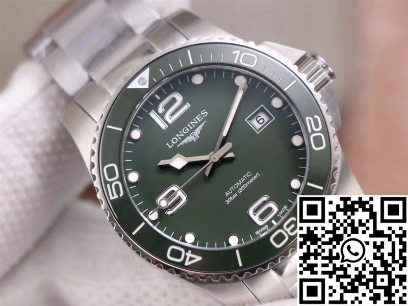 ZipUp Longines Hydroconquest L3.781.4.06.6 ZF Factory Green Dial 2139