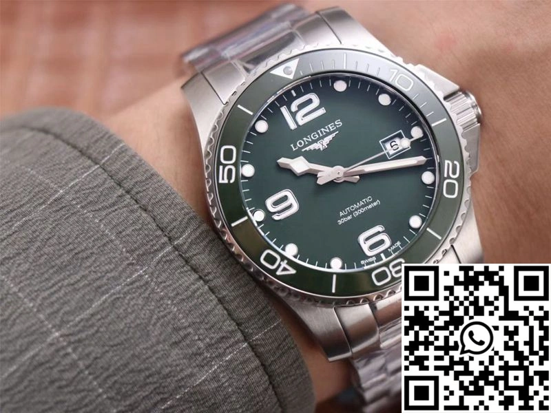 ZipUp Longines Hydroconquest L3.781.4.06.6 ZF Factory Green Dial 2139