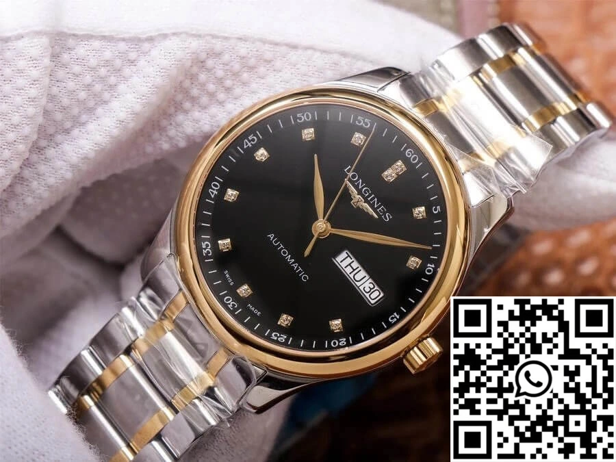 Compact Longines Master Collection L2.755.5.57.7 KY factory Black Dial 2188