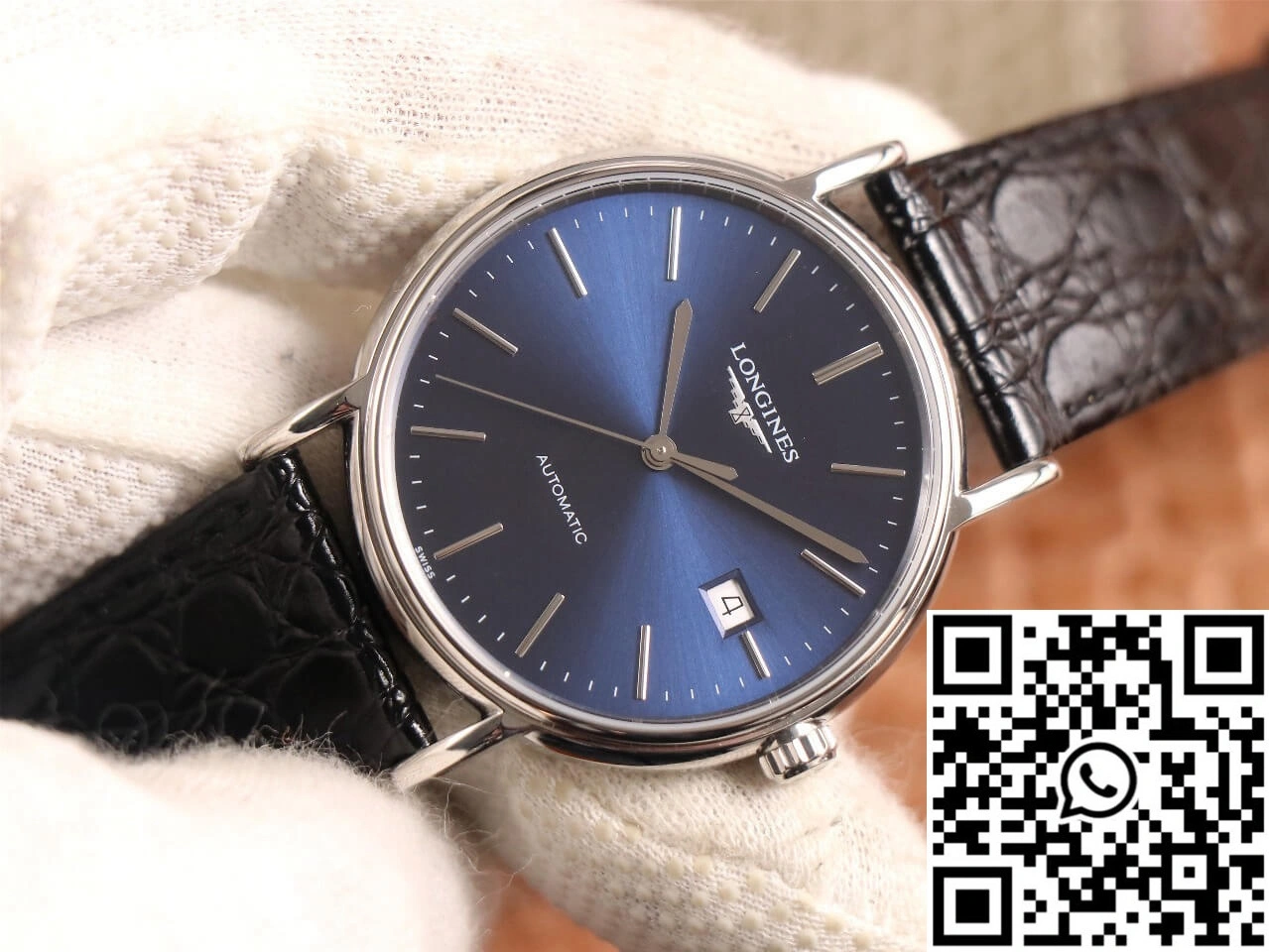 Functional Longines Presence L4.921.4.92.2 KY Factory Blue Dial 2147
