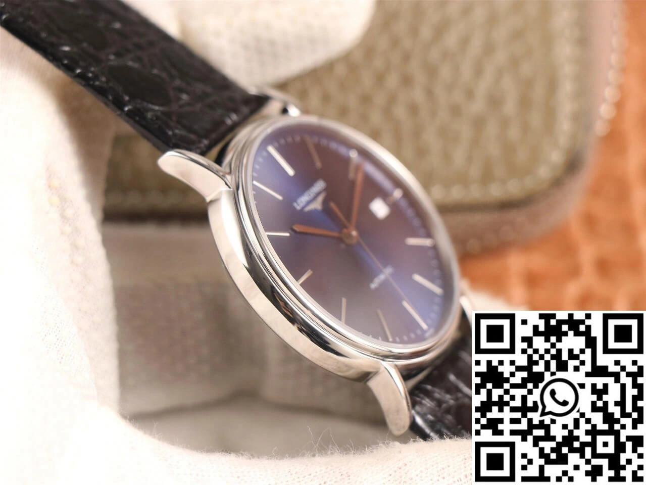 Functional Longines Presence L4.921.4.92.2 KY Factory Blue Dial 2147