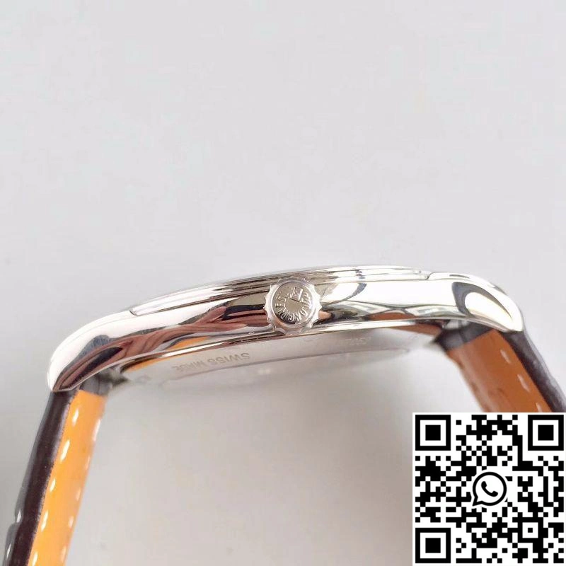 Fashionable Longines Record L2.820.4.11.2 White Dial 2196