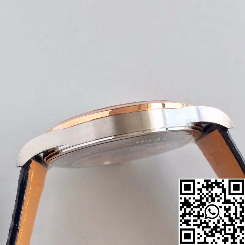 Longines Record L2.820.4.76.2 18K Rose Gold Silver Dial RelaxedFit 2195