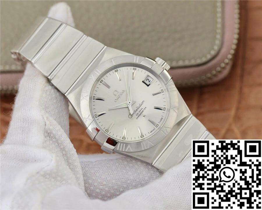 Bright Omega Constellation 123.10.38.21.02.001 VS Factory Silvery White Dial 288