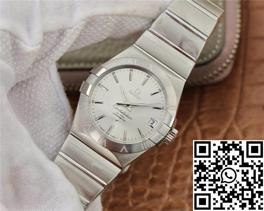 Bright Omega Constellation 123.10.38.21.02.001 VS Factory Silvery White Dial 288