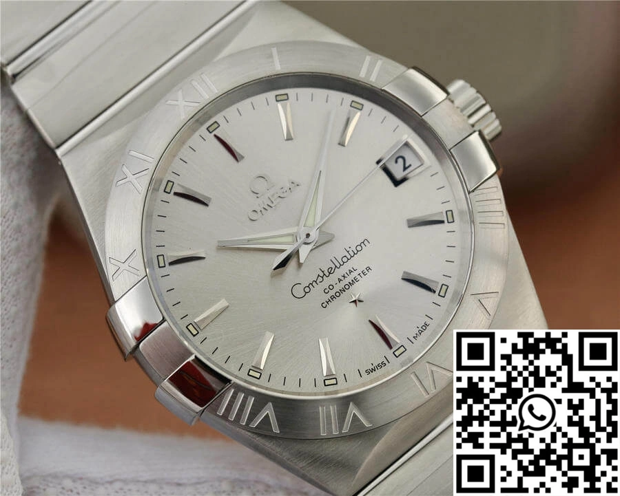 Bright Omega Constellation 123.10.38.21.02.001 VS Factory Silvery White Dial 288