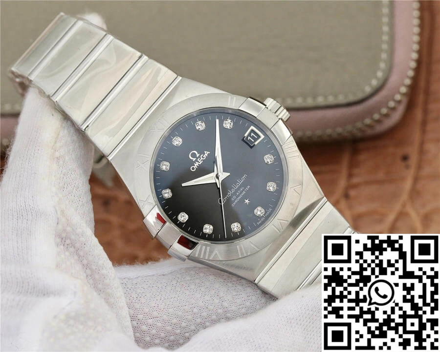 Omega Constellation 123.10.38.21.51.001 VS Factory Diamond-set Dial TimelessDesign 283