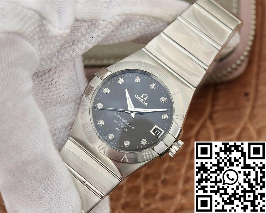 Omega Constellation 123.10.38.21.51.001 VS Factory Diamond-set Dial TimelessDesign 283