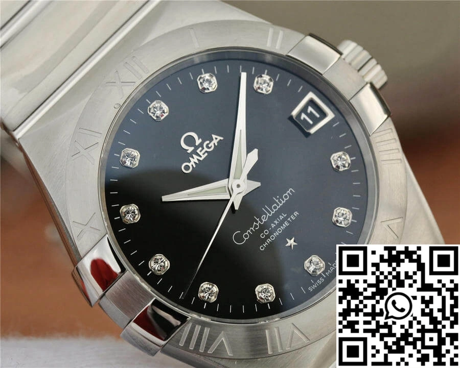 Omega Constellation 123.10.38.21.51.001 VS Factory Diamond-set Dial TimelessDesign 283