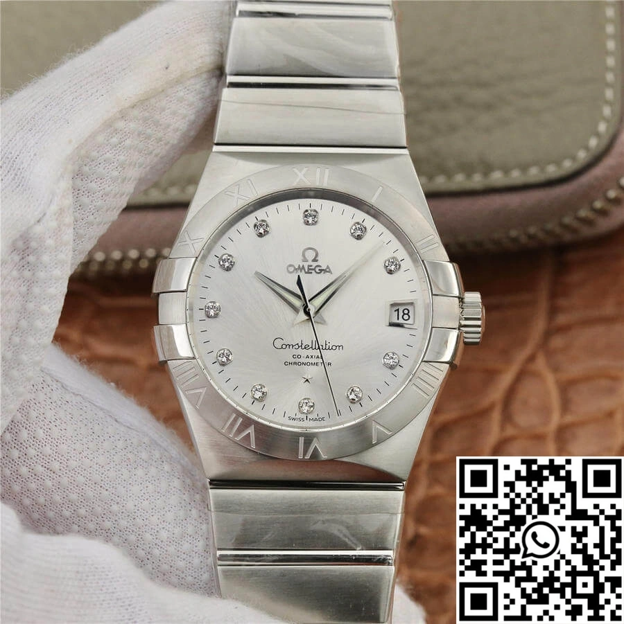 EasyCare Omega Constellation 123.10.38.21.52.001 VS Factory Silver Dial 279