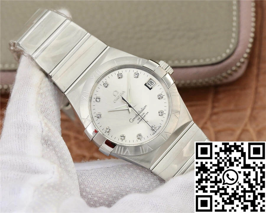 EasyCare Omega Constellation 123.10.38.21.52.001 VS Factory Silver Dial 279
