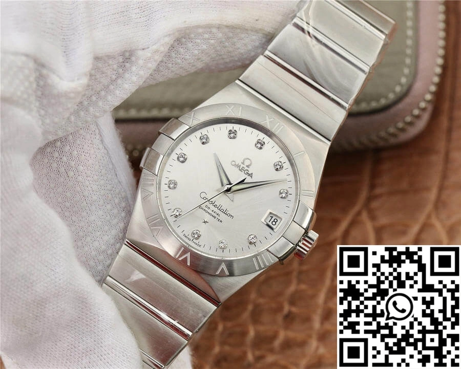 EasyCare Omega Constellation 123.10.38.21.52.001 VS Factory Silver Dial 279