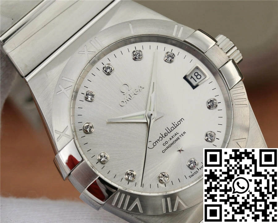 EasyCare Omega Constellation 123.10.38.21.52.001 VS Factory Silver Dial 279