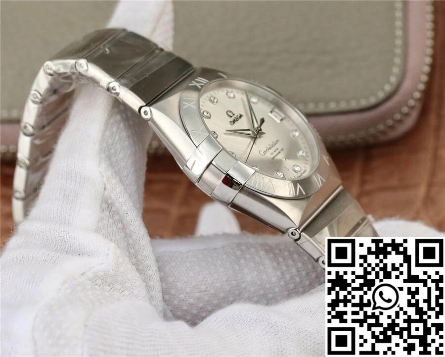 EasyCare Omega Constellation 123.10.38.21.52.001 VS Factory Silver Dial 279