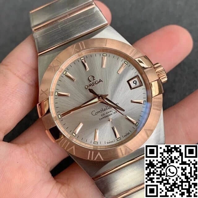 Omega Constellation 123.20.38.21.02.001 VS Factory Gold Bezel Durable 277