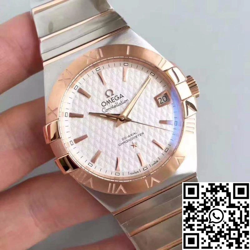 Chic Omega Constellation 123.20.38.21.02.008 38MM 3S Factory White Textured Dial 287