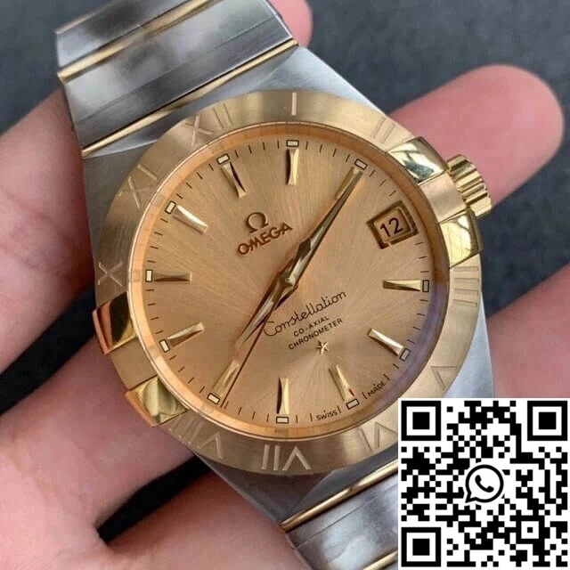Omega Constellation 123.20.38.21.08.001 VS Factory Yellow Gold Breathable 291