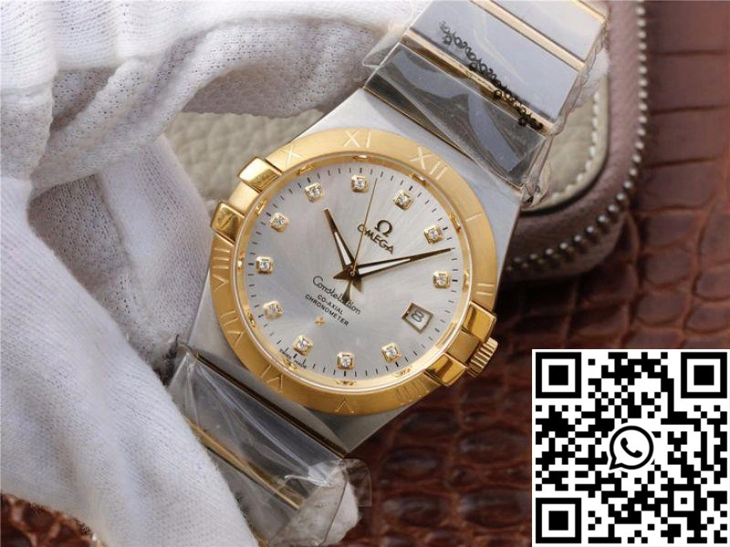 Omega Constellation 123.20.38.21.52.002 V6 Factory White Dial Effortless 290