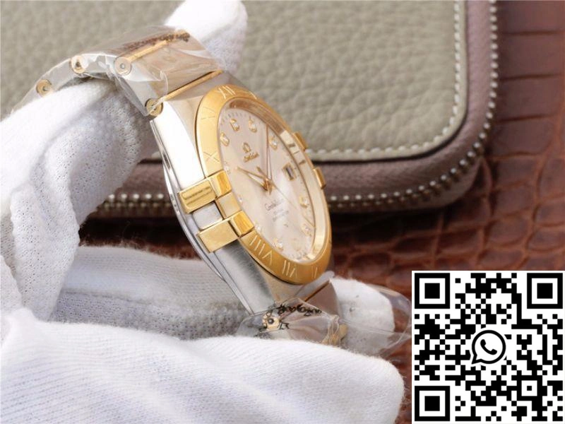 Omega Constellation 123.20.38.21.52.002 V6 Factory White Dial Effortless 290
