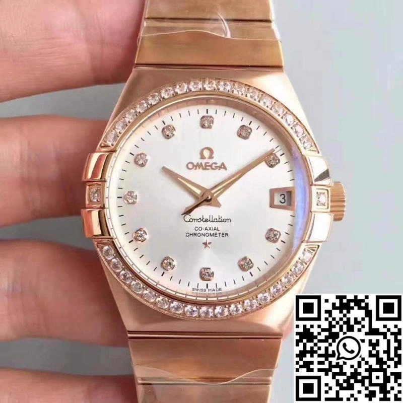 Omega Constellation 123.25.38.21.52.001 38MM 3S Factory Rhodium Dial SmartChoice 295