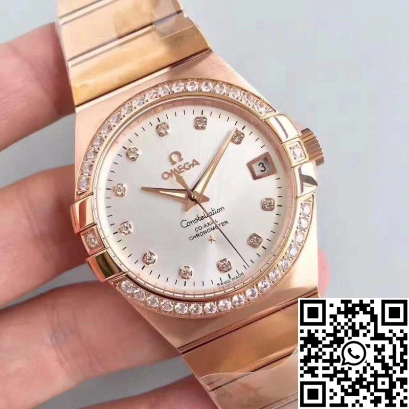 Omega Constellation 123.25.38.21.52.001 38MM 3S Factory Rhodium Dial SmartChoice 295