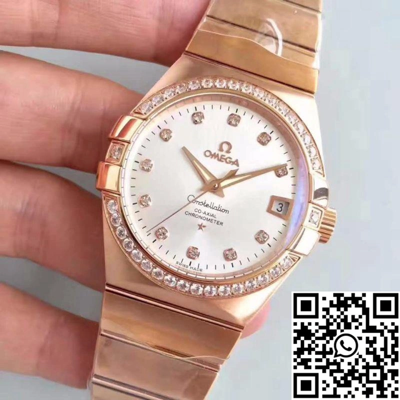 Omega Constellation 123.25.38.21.52.001 38MM 3S Factory Rhodium Dial SmartChoice 295