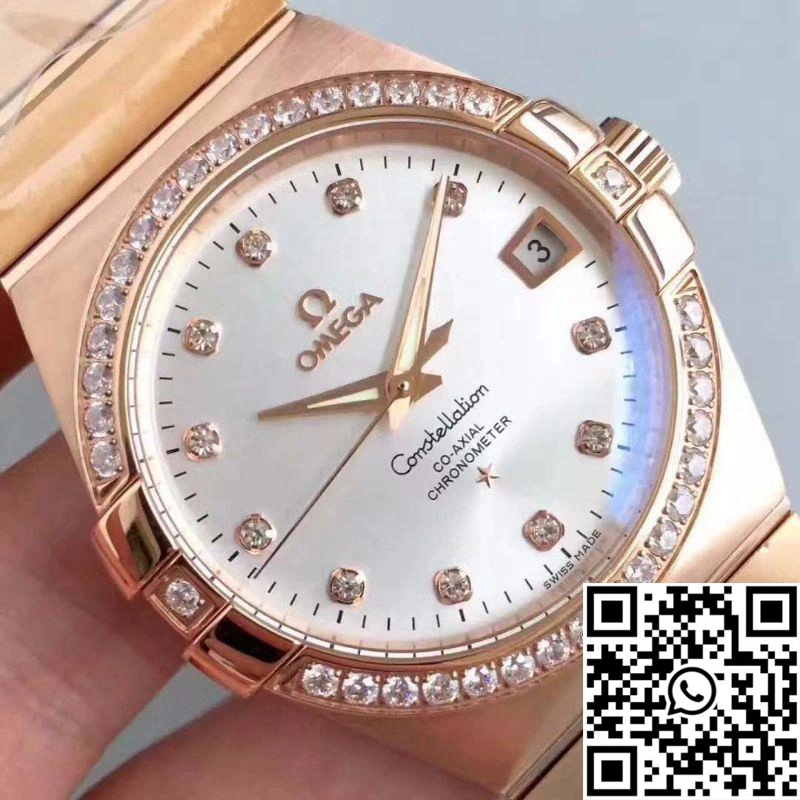 Omega Constellation 123.25.38.21.52.001 38MM 3S Factory Rhodium Dial SmartChoice 295