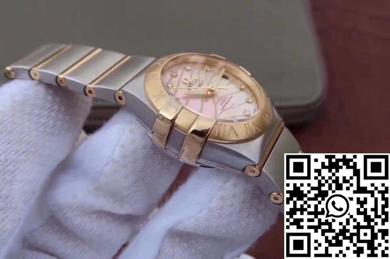 Omega Constellation Double Eagle Lady Yellow Mother-Of-Pearl Dial 27MM 3S Factory Classic 280