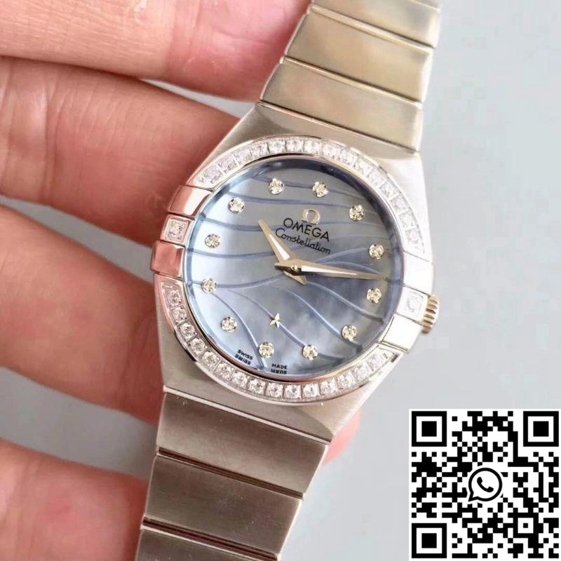 Omega Constellation Ladies 123.15.24.60.55.006 Blue Dial Effortless 275