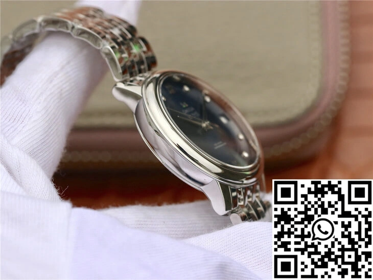 EyeCatching Omega De Ville 424.10.33.20.53.001 MKS Factory Diamond Blue Dial 301