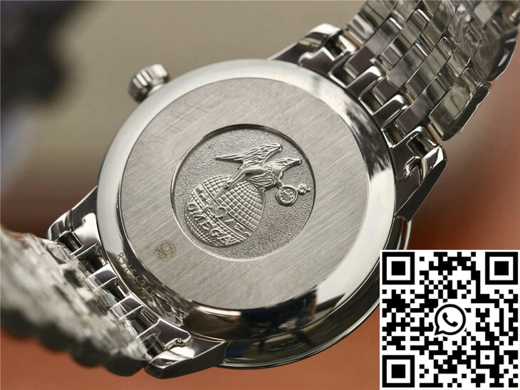 EyeCatching Omega De Ville 424.10.33.20.53.001 MKS Factory Diamond Blue Dial 301