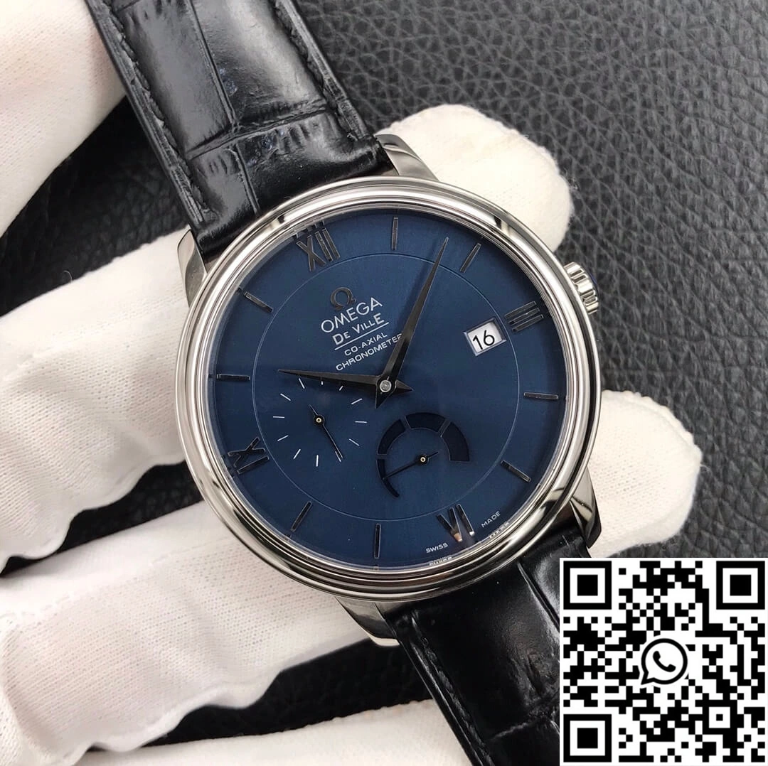 Omega De Ville 424.13.40.21.03.001 ZF Factory Blue Dial OdorResistant 315