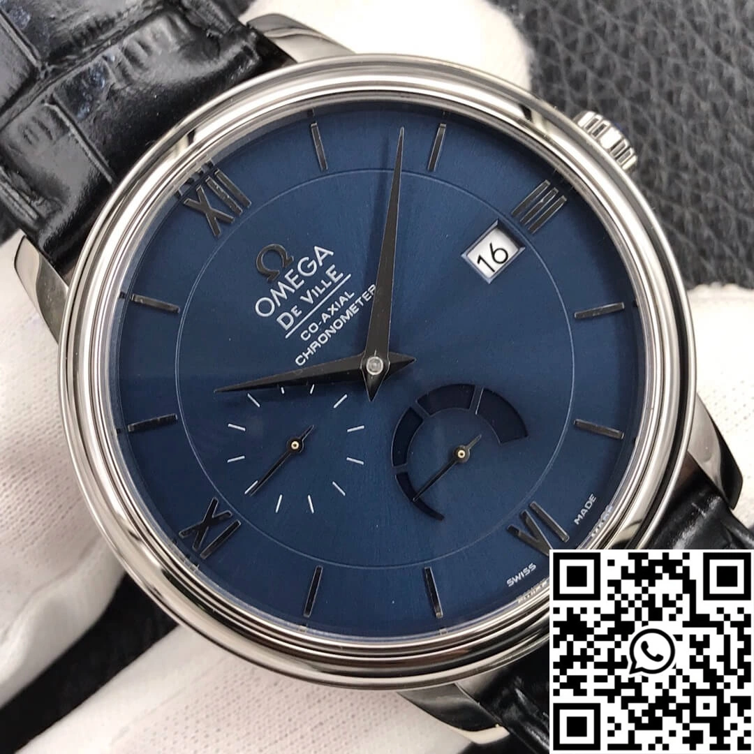 Omega De Ville 424.13.40.21.03.001 ZF Factory Blue Dial OdorResistant 315