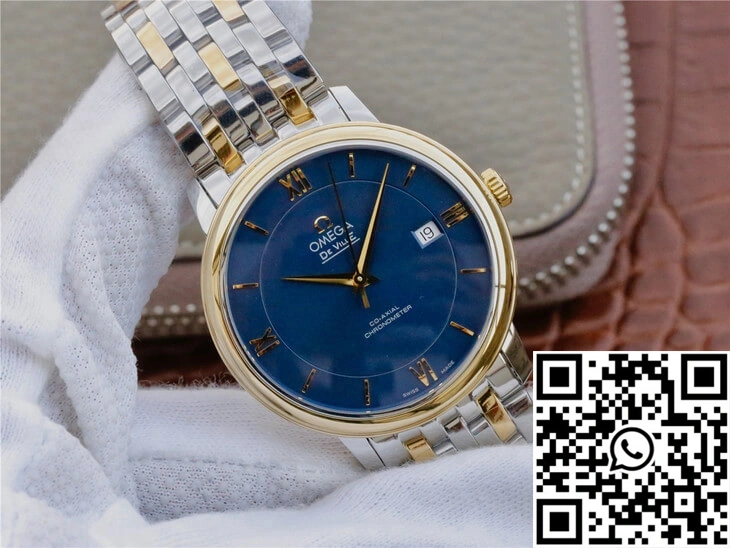 Omega De Ville 424.20.37.20.03.001 TW Factory Blue Dial Neat 326