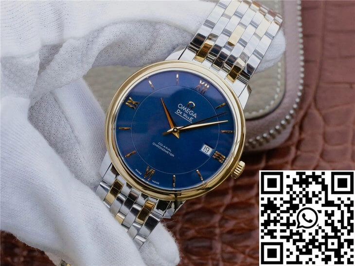 Omega De Ville 424.20.37.20.03.001 TW Factory Blue Dial Neat 326