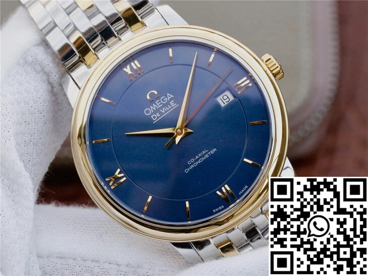 Omega De Ville 424.20.37.20.03.001 TW Factory Blue Dial Neat 326