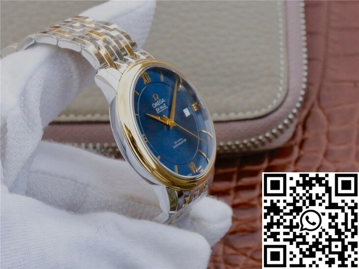 Omega De Ville 424.20.37.20.03.001 TW Factory Blue Dial Neat 326