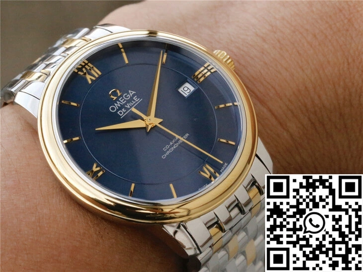 Omega De Ville 424.20.37.20.03.001 TW Factory Blue Dial Neat 326