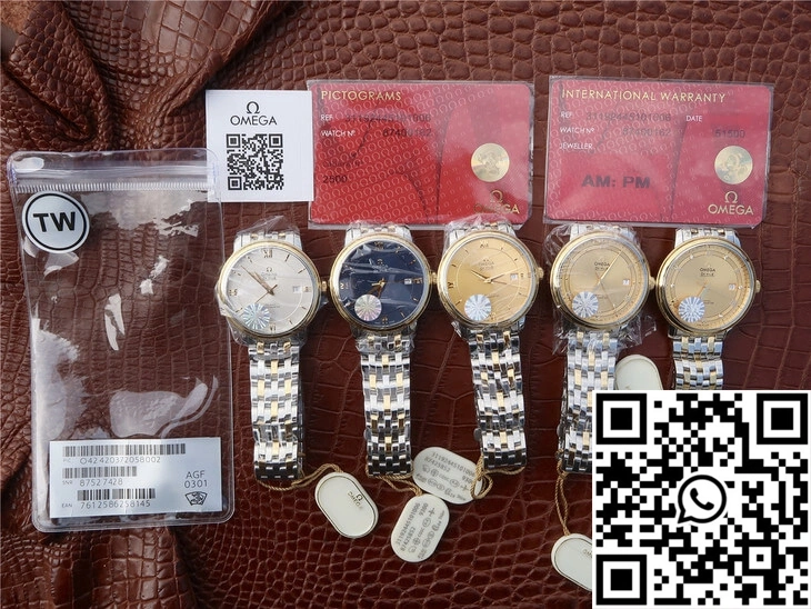 Omega De Ville 424.20.37.20.03.001 TW Factory Blue Dial Neat 326