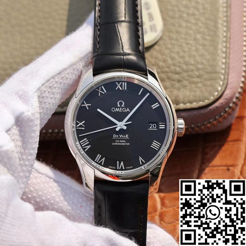 Omega De Ville 431.13.41.21.01.001 VS Factory Black Dial Attractive 296