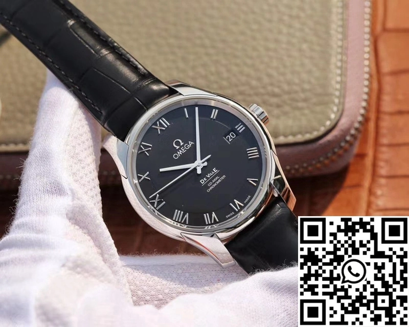 Omega De Ville 431.13.41.21.01.001 VS Factory Black Dial Attractive 296