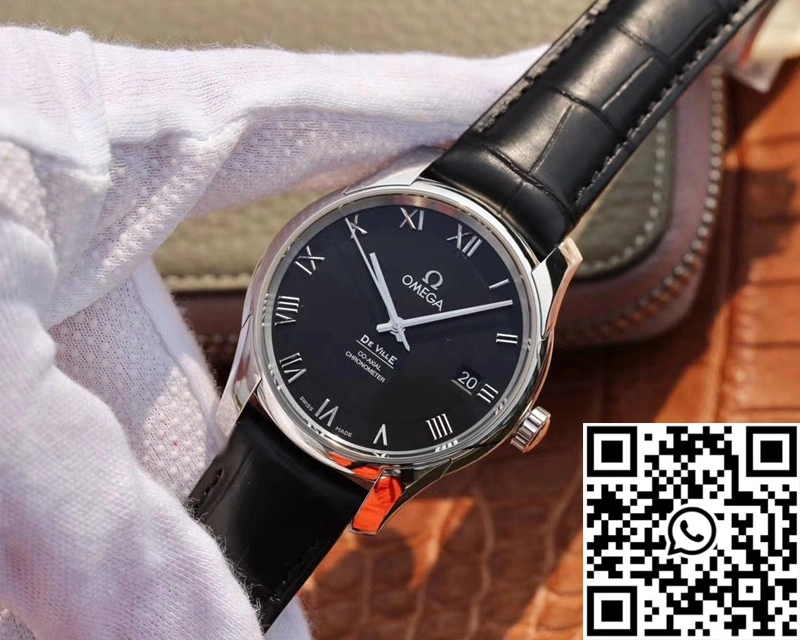 Omega De Ville 431.13.41.21.01.001 VS Factory Black Dial Attractive 296