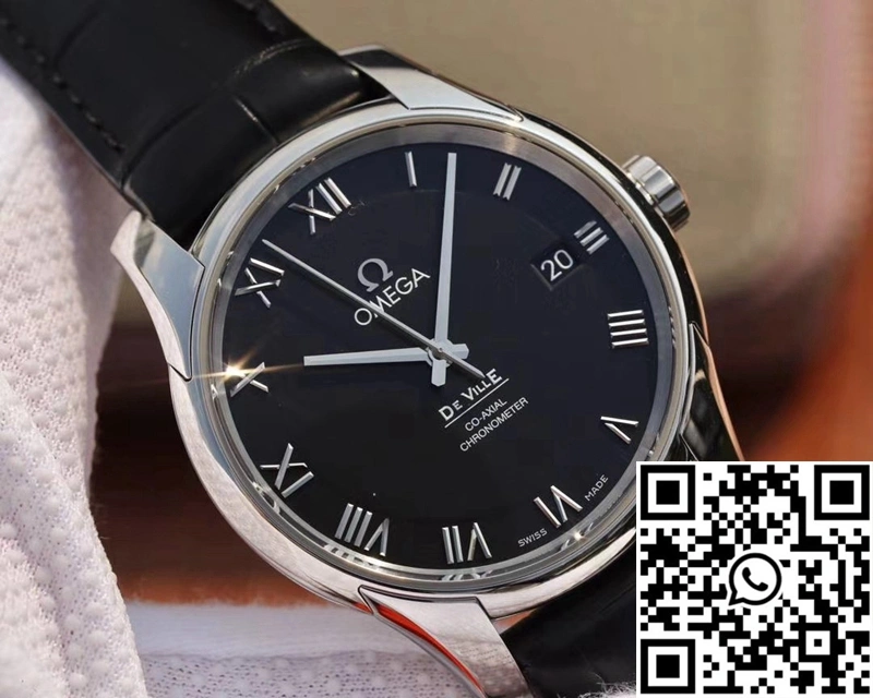 Omega De Ville 431.13.41.21.01.001 VS Factory Black Dial Attractive 296