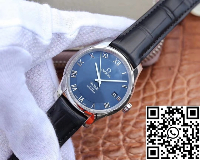 Durable Omega De Ville 431.13.41.21.03.001 VS Factory Blue Dial 304