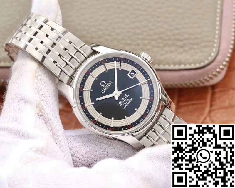 Omega De Ville 431.30.41.21.01.001 VS Factory Black Dial Stretchable 299