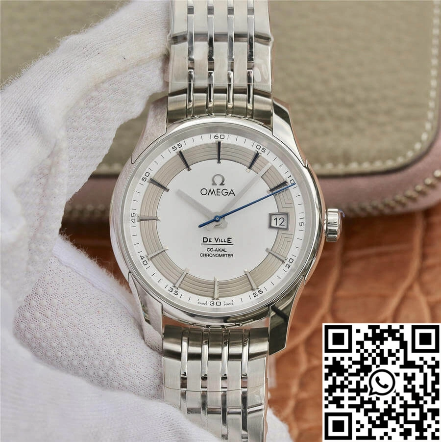 Omega De Ville 431.30.41.21.02.001 VS Factory Silver Dial Stainless Steel Strap Practical 298